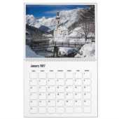 2026 Alps nature & landscape photo カレンダー (1月 2027)