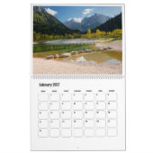 2026 Alps nature & landscape photo カレンダー (2月 2027)