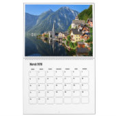 2026 Alps nature & landscape photo カレンダー (3月 2026)