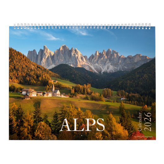 2026 Alps nature & landscape photo カレンダー (カバー)