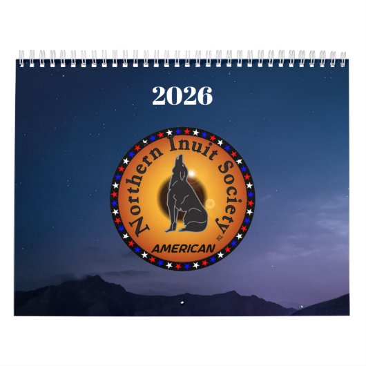 2026 American Northern Inuit Society Calendar カレンダー (カバー)
