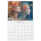 2026 Anatomy 3 Surreal Art Calendar カレンダー (2月 2027)