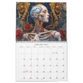 2026 Anatomy 3 Surreal Art Calendar カレンダー (1月 2027)