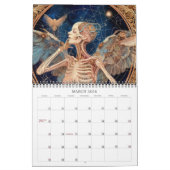 2026 Anatomy 3 Surreal Art Calendar カレンダー (3月 2026)