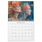 2026 Anatomy 3 Surreal Art Calendar カレンダー (2月 2026)