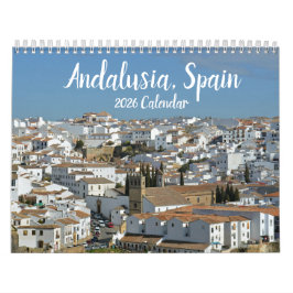2026 Andalusiaスペインのカレンダー カレンダー