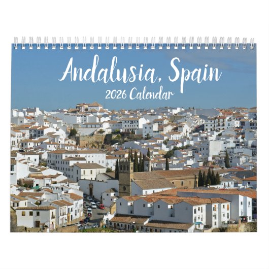 2026 Andalusiaスペインのカレンダー カレンダー (カバー)