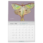 2026 Animal Art Calendar by Molly Magdalain カレンダー (1月 2026)