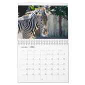 2026 Animal Calendar カレンダー (1月 2026)