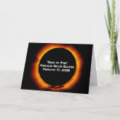 2026 Annular Ring of Fire Solar Eclipse カード (正面)