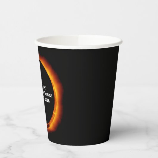 2026 Annular Ring of Fire Solar Eclipse 紙コップ (左)