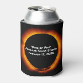 2026 Annular Ring of Fire Solar Eclipse 缶クーラー (缶正面)