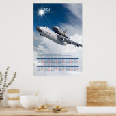 2026 Antonov An-225 Mriya Engineering Calendar ポスター (キッチン)