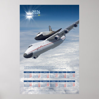 2026 Antonov An-225 "Mriya" Tribute Calendar ポスター