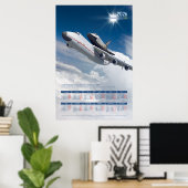 2026 Antonov An-225 Mriya Tribute Poster Calendar ポスター (ホームオフィス)