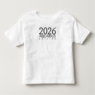 2026 Aquarius edition with symbol トドラーTシャツ