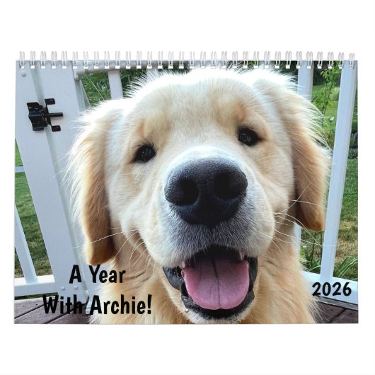2026 Archie Calendar カレンダー (カバー)