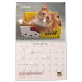 2026 Aristocats Calendar カレンダー (2月 2027)