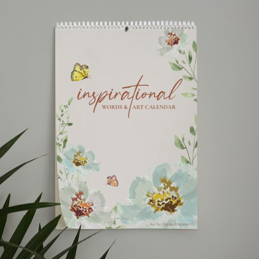 2026 Artist Lorena Depante引用文12ヶ月US カレンダー