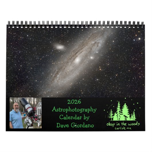 2026 Astrophotography Calendar by Dave Giordano カレンダー (カバー)