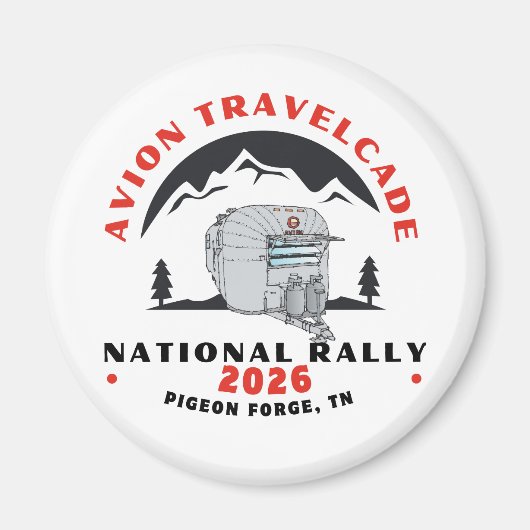 2026 AVION Travelcade 全国集会 マグネット (正面)