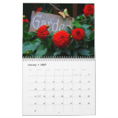2026 Back Deck Flower Calendar カレンダー (1月 2027)