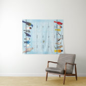 2026 backyard birds calendar タペストリー (インサイチュ(横))