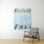 2026 backyard birds calendar タペストリー (インサイチュ)