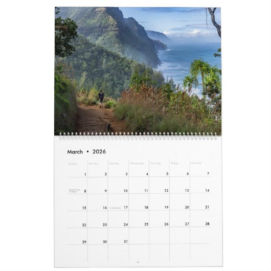 2026 Backyard to Backcountry カレンダー (3月 2026)