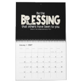 2026 Be the Blessing  カレンダー (1月 2027)