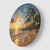 2026 Beach Watch Version ラージ壁時計 (傾斜)
