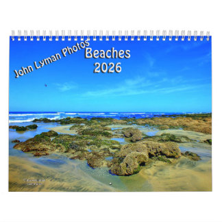 2026 Beaches Calendar カレンダー