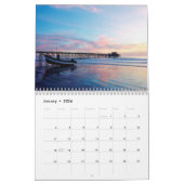 2026 Beaches Calendar カレンダー (1月 2026)