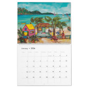 2026 Beachy Artist Series Calendar カレンダー (1月 2026)