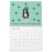 2026 Bernedoodle photo Calendar カレンダー (3月 2027)