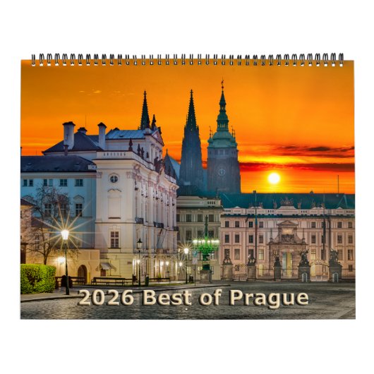 2026 Best of Prague Calendar カレンダー (カバー)