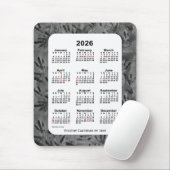 2026 Black Art Holiday Calendar by Janz マウスパッド (マウス)
