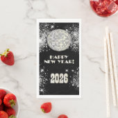2026 Black Silver Glitter New Year's Eve Party  (インサイチュ)