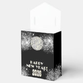 2026 Black Silver Glitter New Year's Eve Party  フェイバーボックス (オープン)