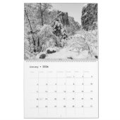 2026 Black & White Colorado Calendar カレンダー (1月 2026)