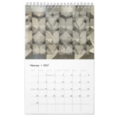 2026 Block Calendar カレンダー (2月 2027)