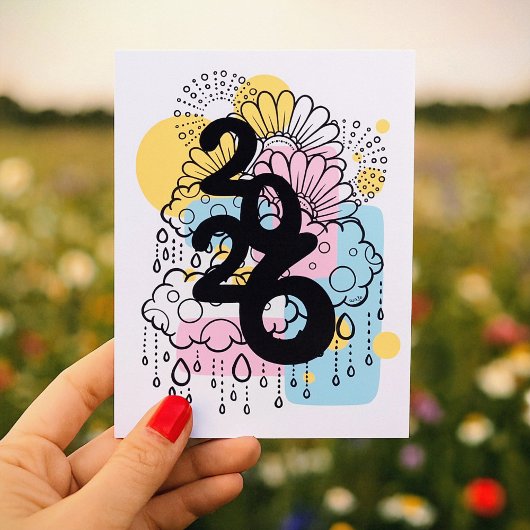 2026 Blooming After the Rain ポストカード