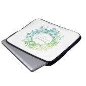 2026 blue/green laptop case ラップトップスリーブ (正面下部)