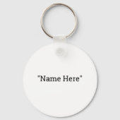 2026 Blue Varsity Senior Custom Name Keychain キーホルダー (裏面)