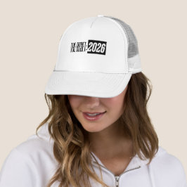 2026 – Bold Minimal Typography Hat キャップ