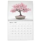 2026 Bonsai Art Zen | Minimalist Photography カレンダー (2月 2026)