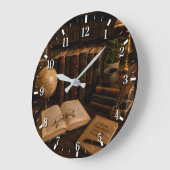 2026 Books Wall Clock ラージ壁時計 (傾斜)