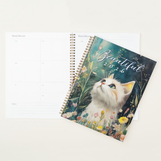 2026 Botanical Cat Planner | Minimal Cat Planner プランナー手帳 (ディスプレー)