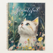 2026 Botanical Cat Planner | Minimal Cat Planner プランナー手帳 (正面)