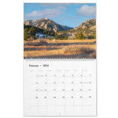 2026 Boulder Colorado Nature Calendar カレンダー (2月 2026)